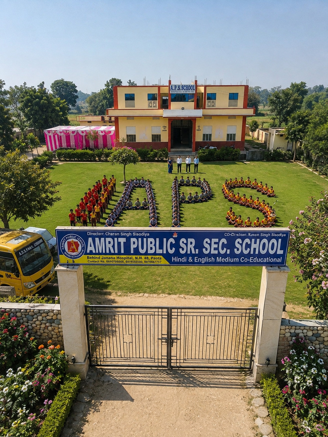 Shri Charan Singh Sisodiya, Director of Amrit Public Sr. Sec. School, Paota